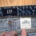 Vintage Gap Denim Fringe Midi Skirt Women’s Size 8 Button Fly Made in USA Y2K