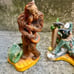 Rare Set, 1989 Dave Grossman Creations Wizard of Oz Cowardly Lion , Etc Figures
