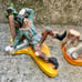 Rare Set, 1989 Dave Grossman Creations Wizard of Oz Cowardly Lion , Etc Figures