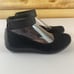 Clarks Medora Nina Womens 6 Black Suede Ankle Strap Ballet Flat Comfort Shoes