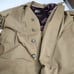 London Fog Trench Coat Mens 44 Tan Removable Tweed Lining Belt Hidden Buttons