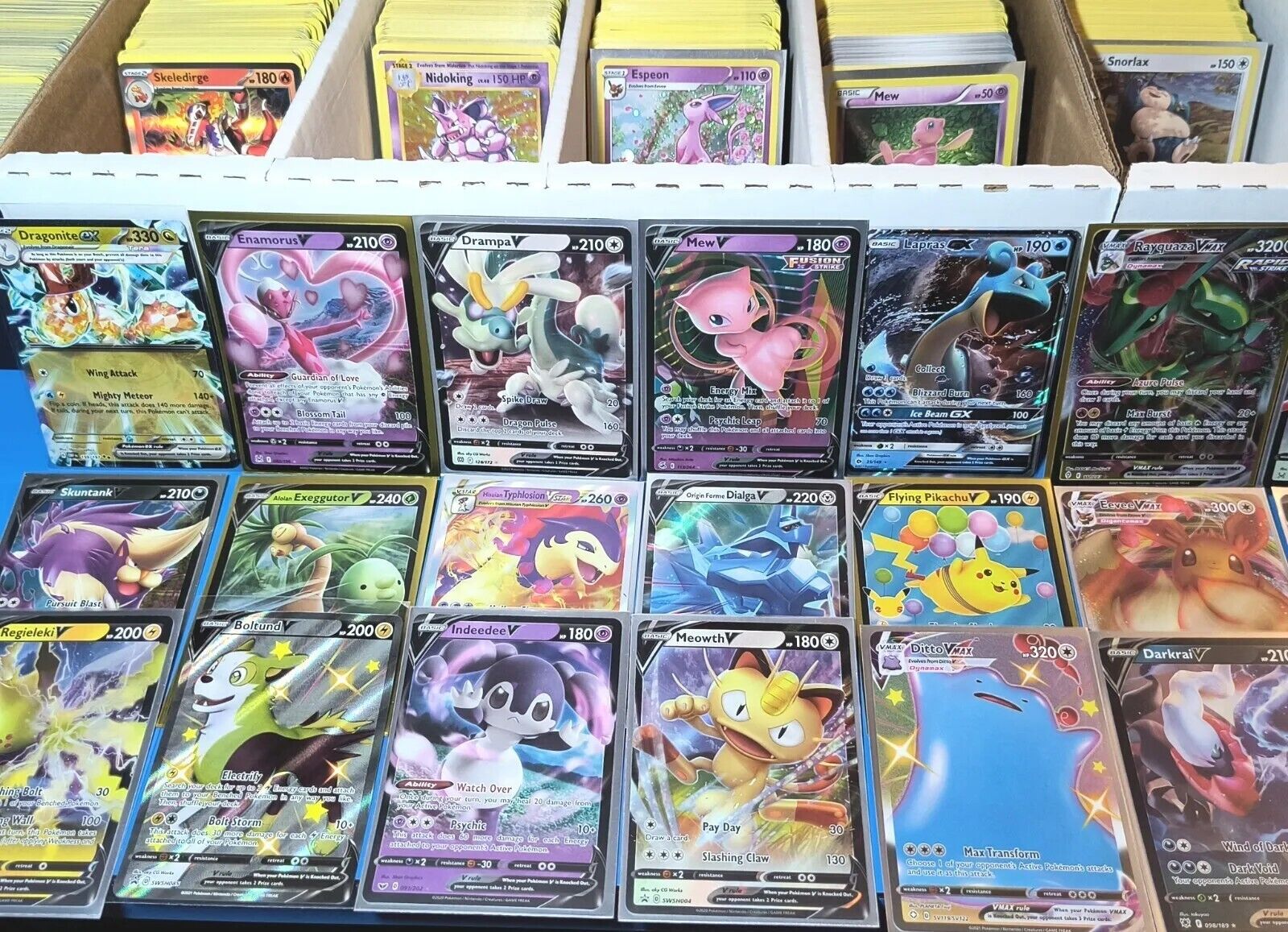 HUGE Pokemon 500+ Card Collection LOT! Ultra Rares, Holos, RARE Authentic Cards