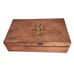 VTG Recuerdo Chile Copper Box with Wood Lining - Republica de Chile - Cigar Box