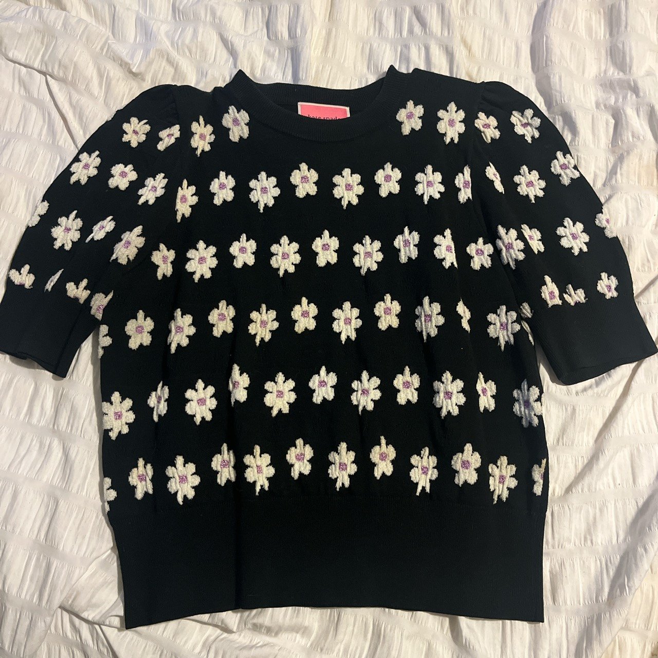 Kate Spade Floral Cropped Sweater