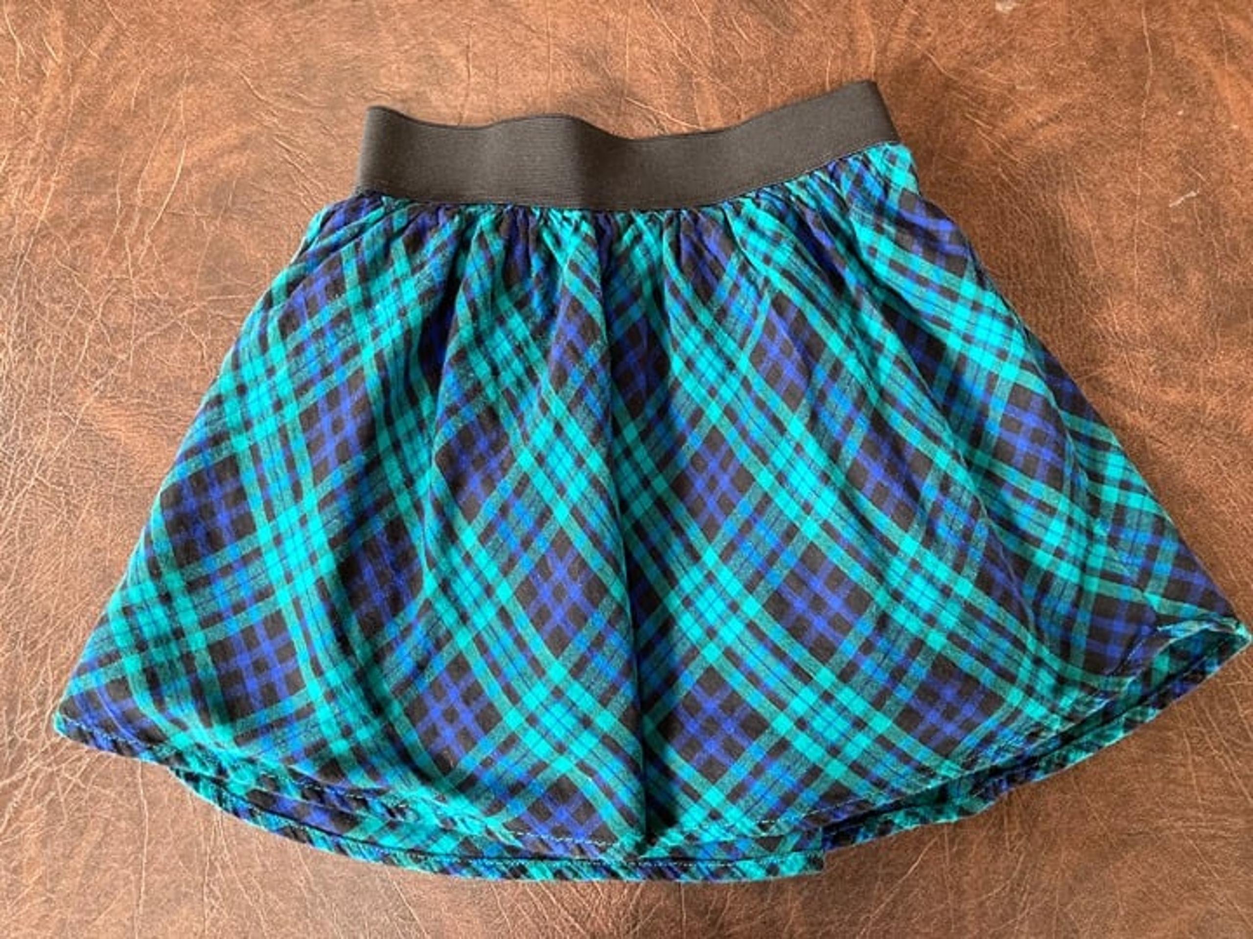 Size L 10-12 TOTAL GIRL Skirt Plaid