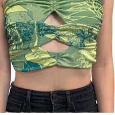 ZARA SMALL HALTER TOP NWT