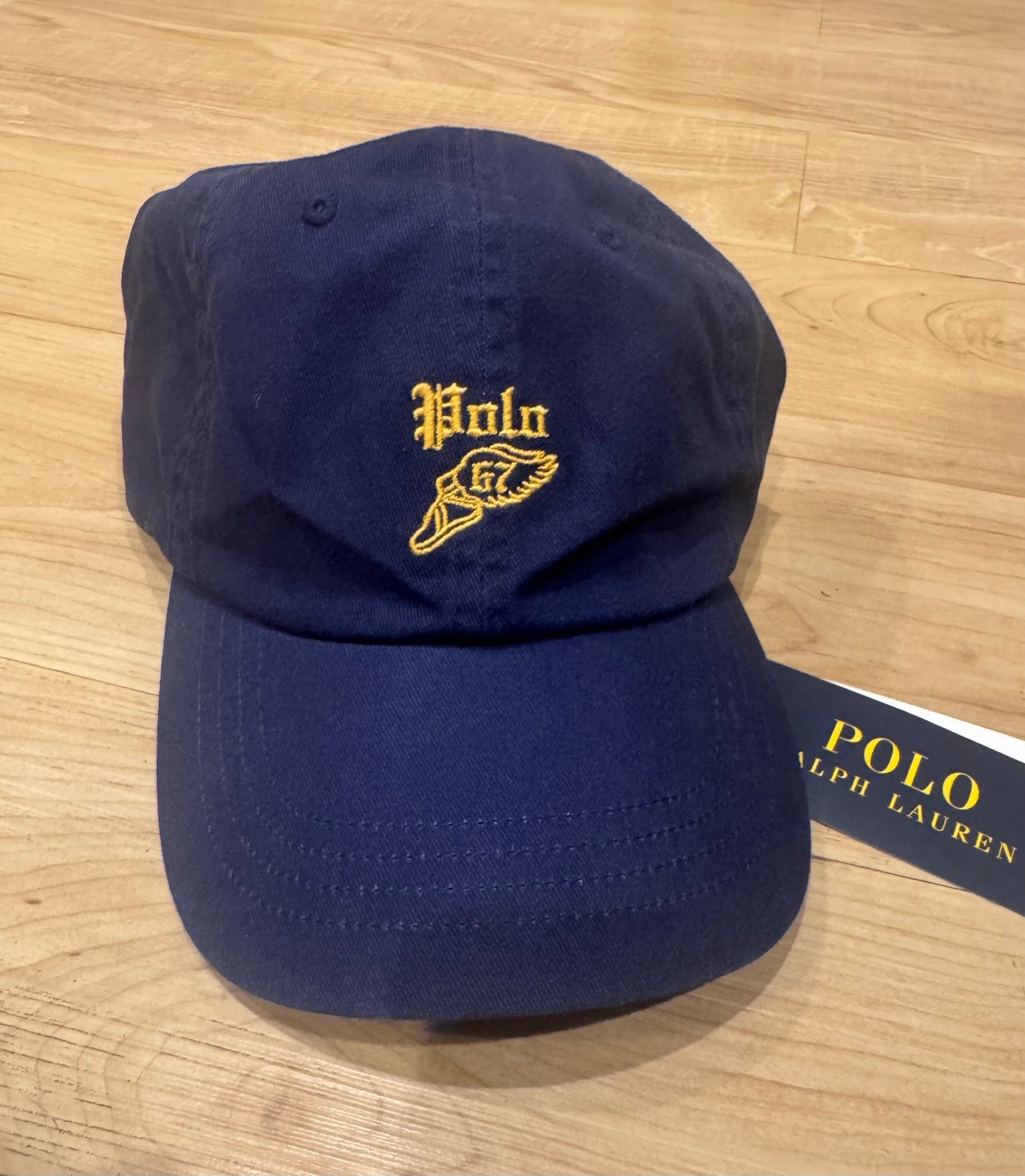 Polo Ralph Lauren Men’s RL 67 Stitched Wing Twill Baseball Cap Hat NWT Blue OSFA