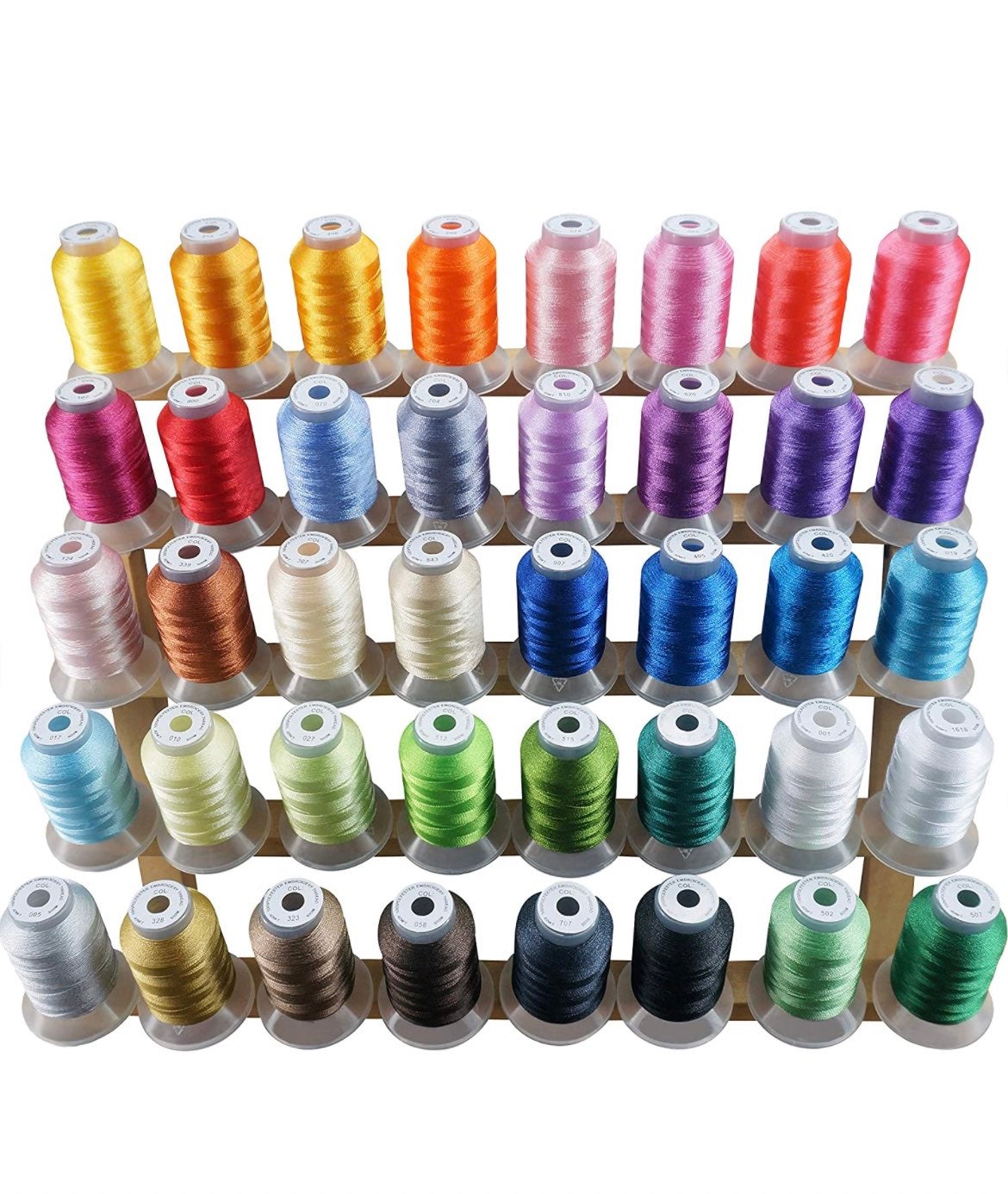 40 Brother Colors Polyester threads