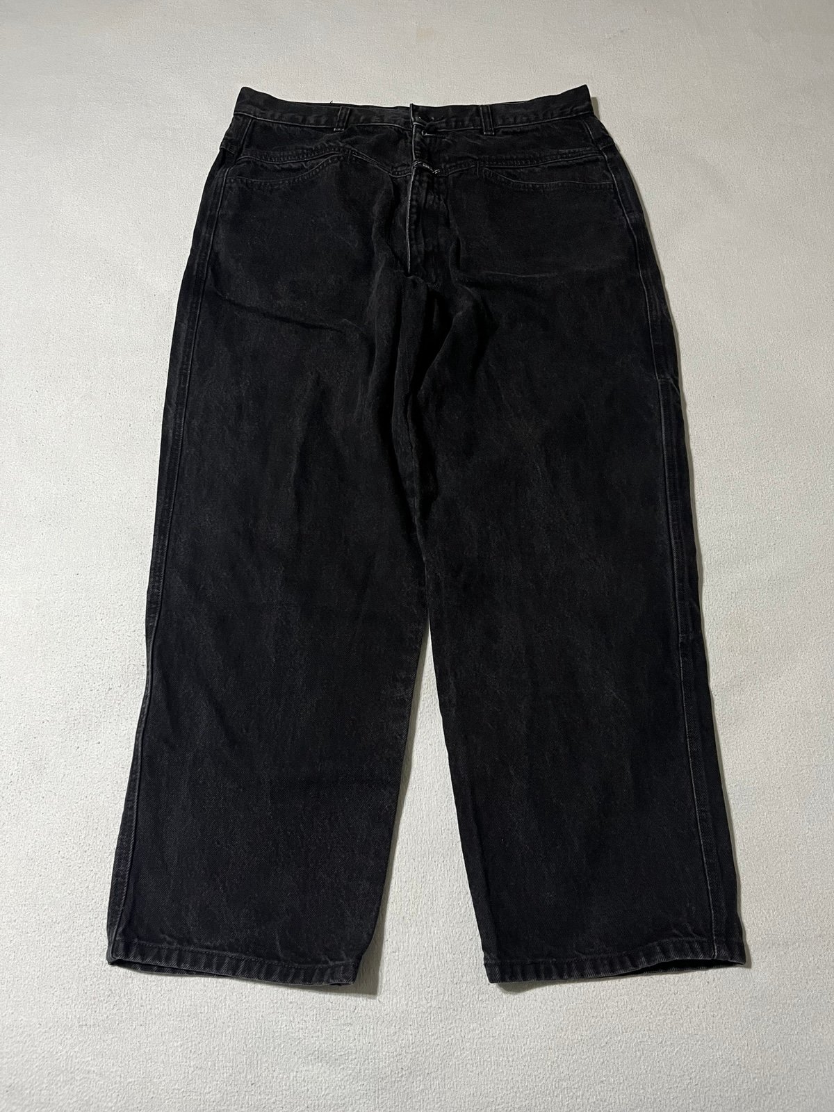 Marithe Francois Girbaud 34x30 Black Baggy Jeans Grunge Skate Hip Hop Y2k 90s