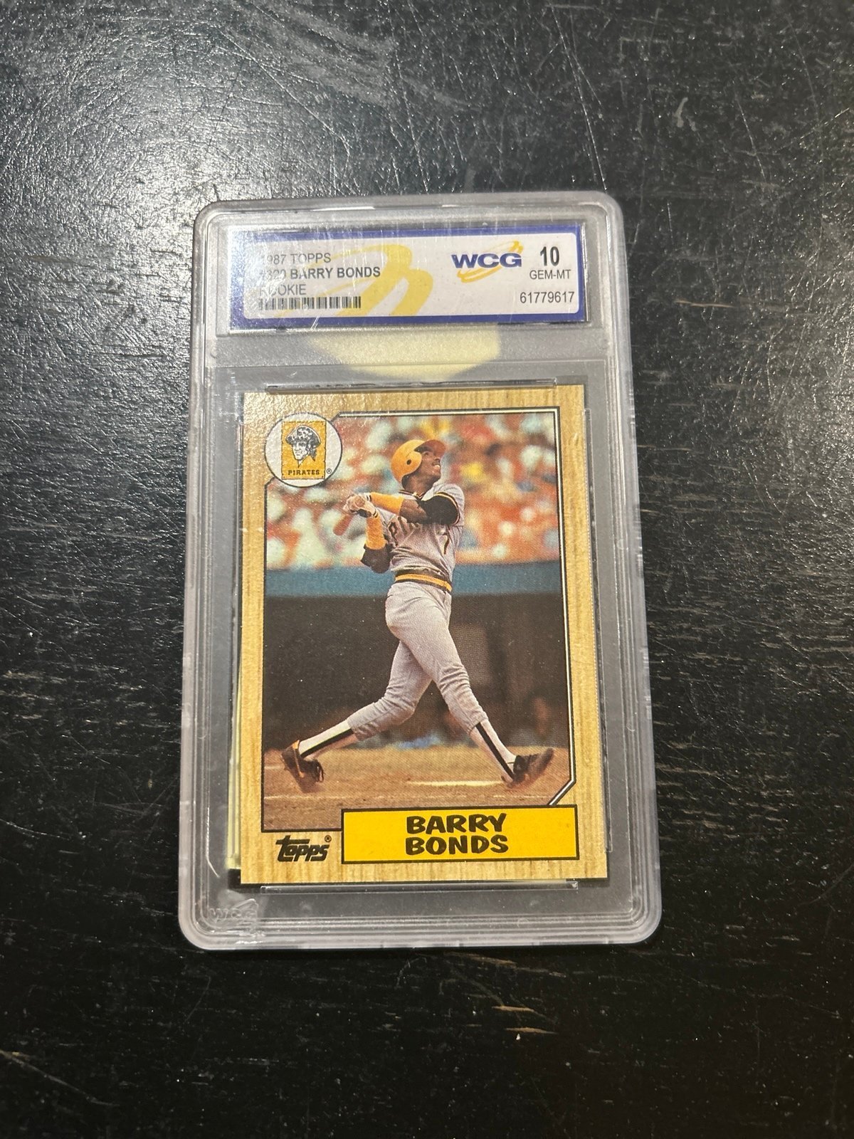1987 Topps Berry Bonds rookie number 320 WCG GEM mint 10