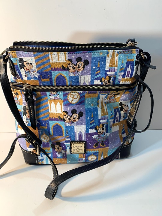 Disney Dooney & Bourke Walt Disney World 50th Anniversary Crossbody Bag Purse