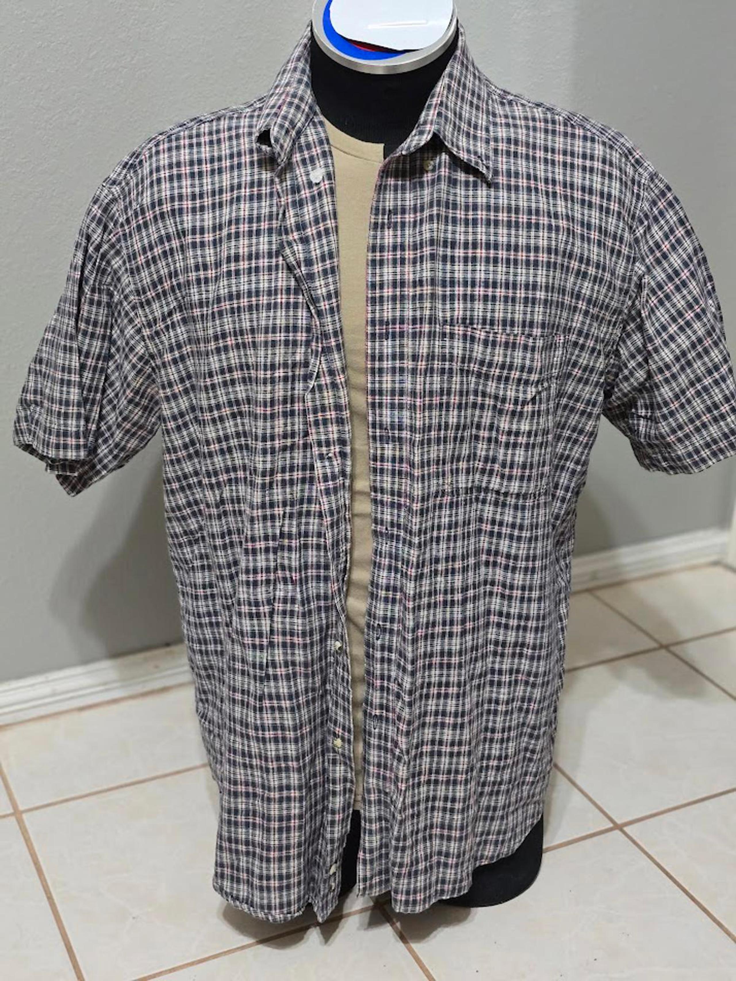 Trader Bay Short Sleeve Checkered Shirt - Size XL