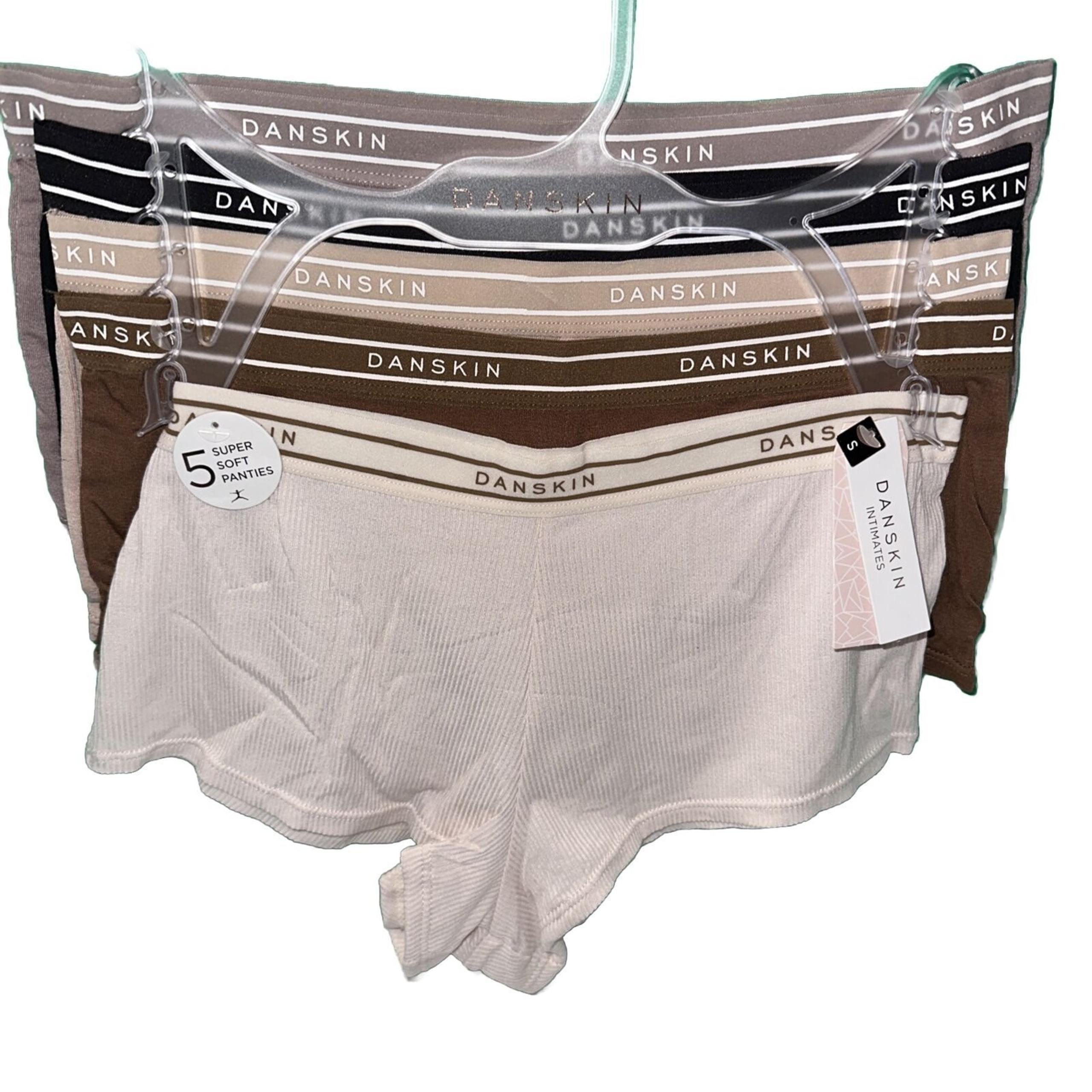 Danskin Intimates, Super Soft Panties , 5 set, Size Small New With Tags