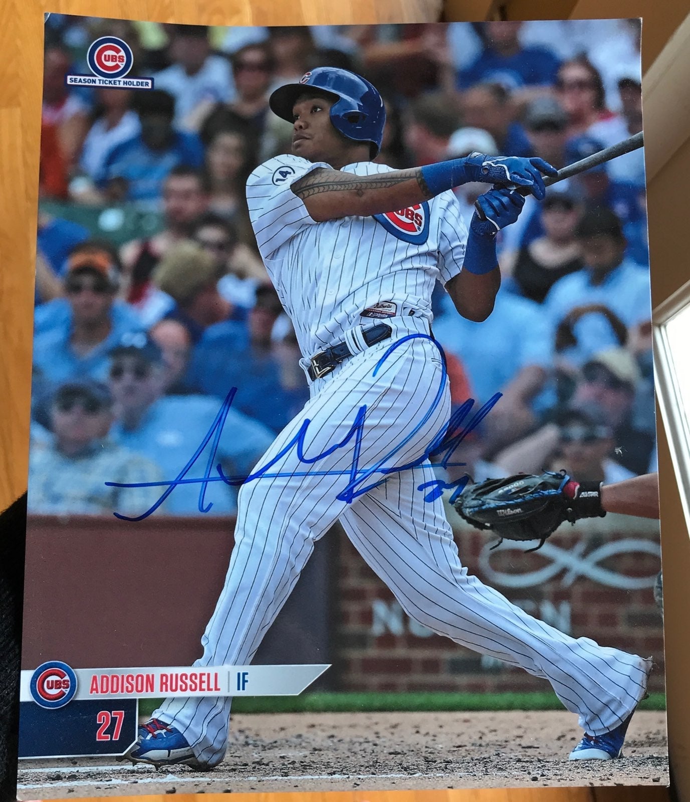 MLB Addison Russell signed picture(Legit