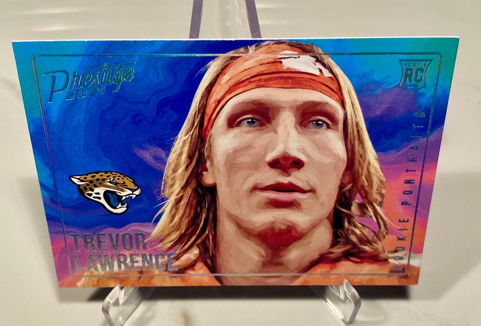2021 TREVOR LAWRENCE ROOKIE PORTRAITS , SSP CASE HIT !