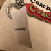 Coach/coachtopia leather bag keychain+dust bag