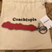 Coach/coachtopia leather bag keychain+dust bag