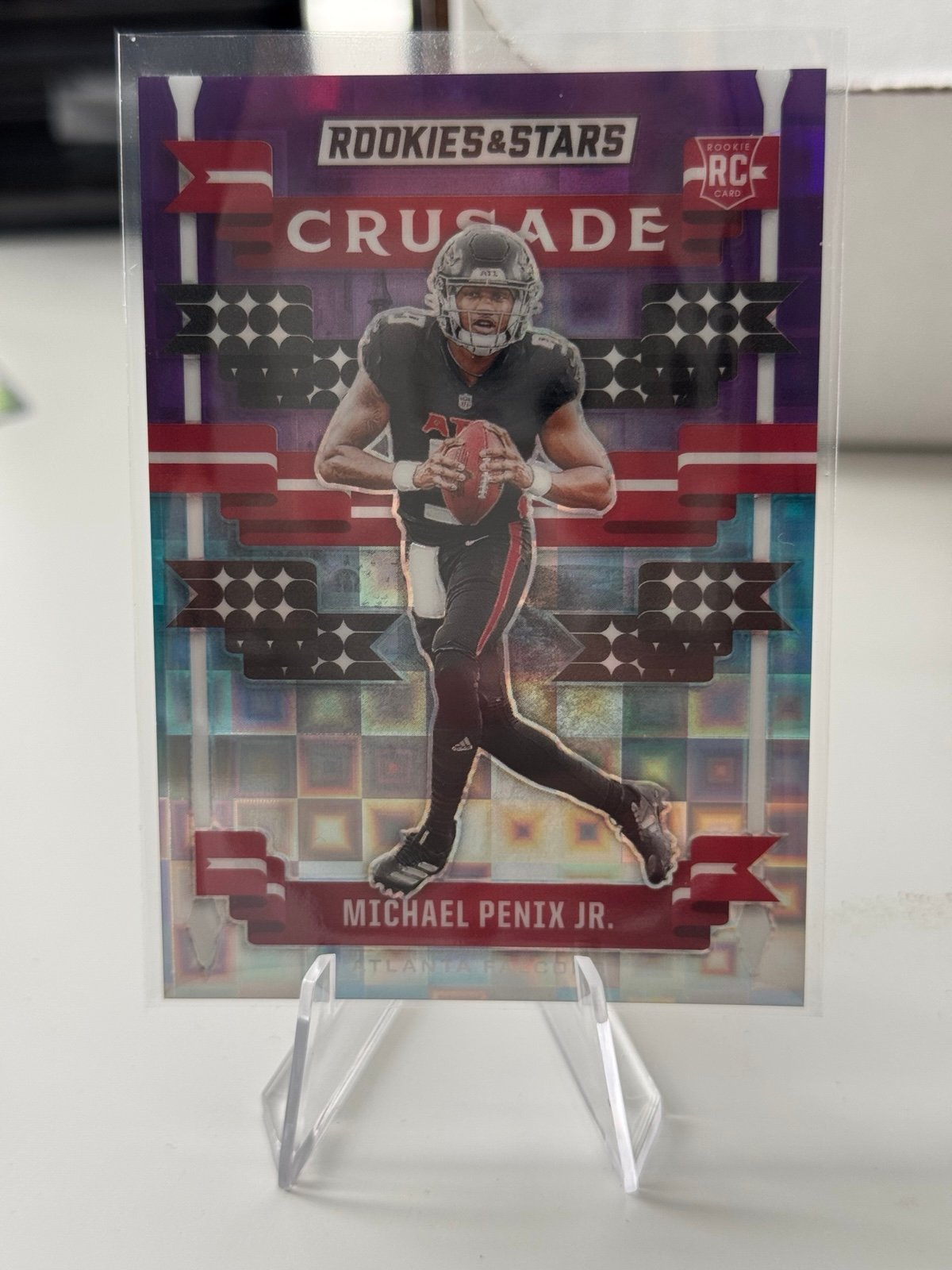 2024 Rookies & Stars Michael Penix Jr. - Crusade - Pandora - # 034/135 - RC