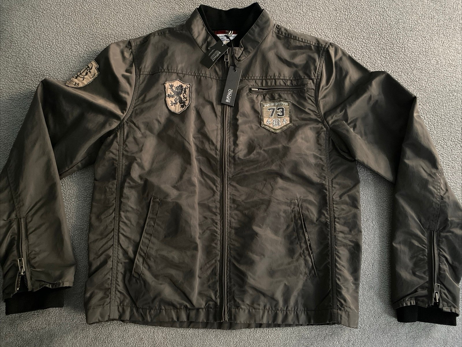 BUFFALO DAVID BITTON BOMBER JACKET LARGE MEN