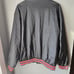 [VINTAGE] Wisconsin Badgers Satin Snap Button Varsity Bomber Jacket Men's Large