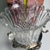 Godinger, 20th Century Baroque, Crystal Ice Bucket with stand and Tongs,