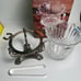 Godinger, 20th Century Baroque, Crystal Ice Bucket with stand and Tongs,