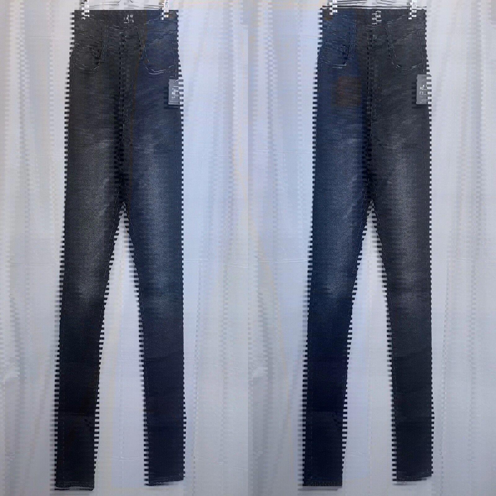 NWT Ike Behar Straight Jeans Men's 32x32 Blue 32 Inseam