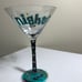 “Girls Night Out” hand painted martini glass
