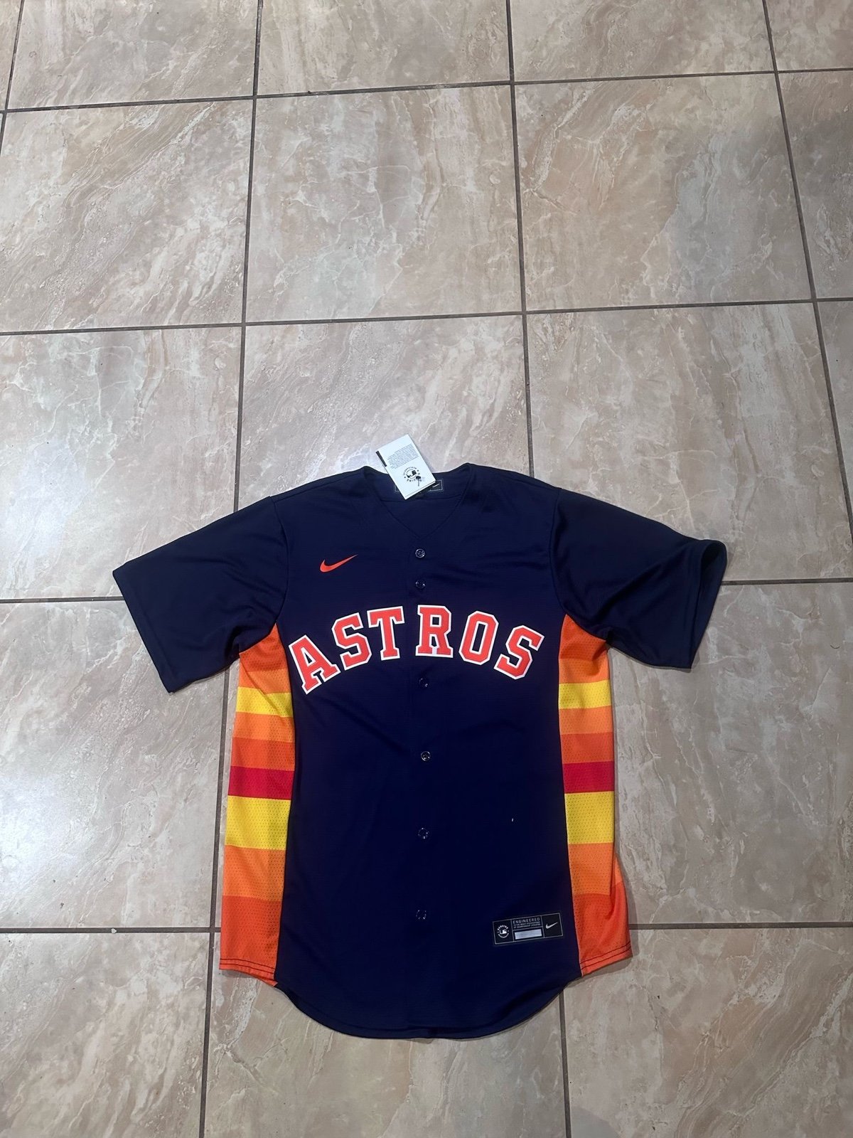 NWT Astros Brantley 23 Genuine Jersey Size M