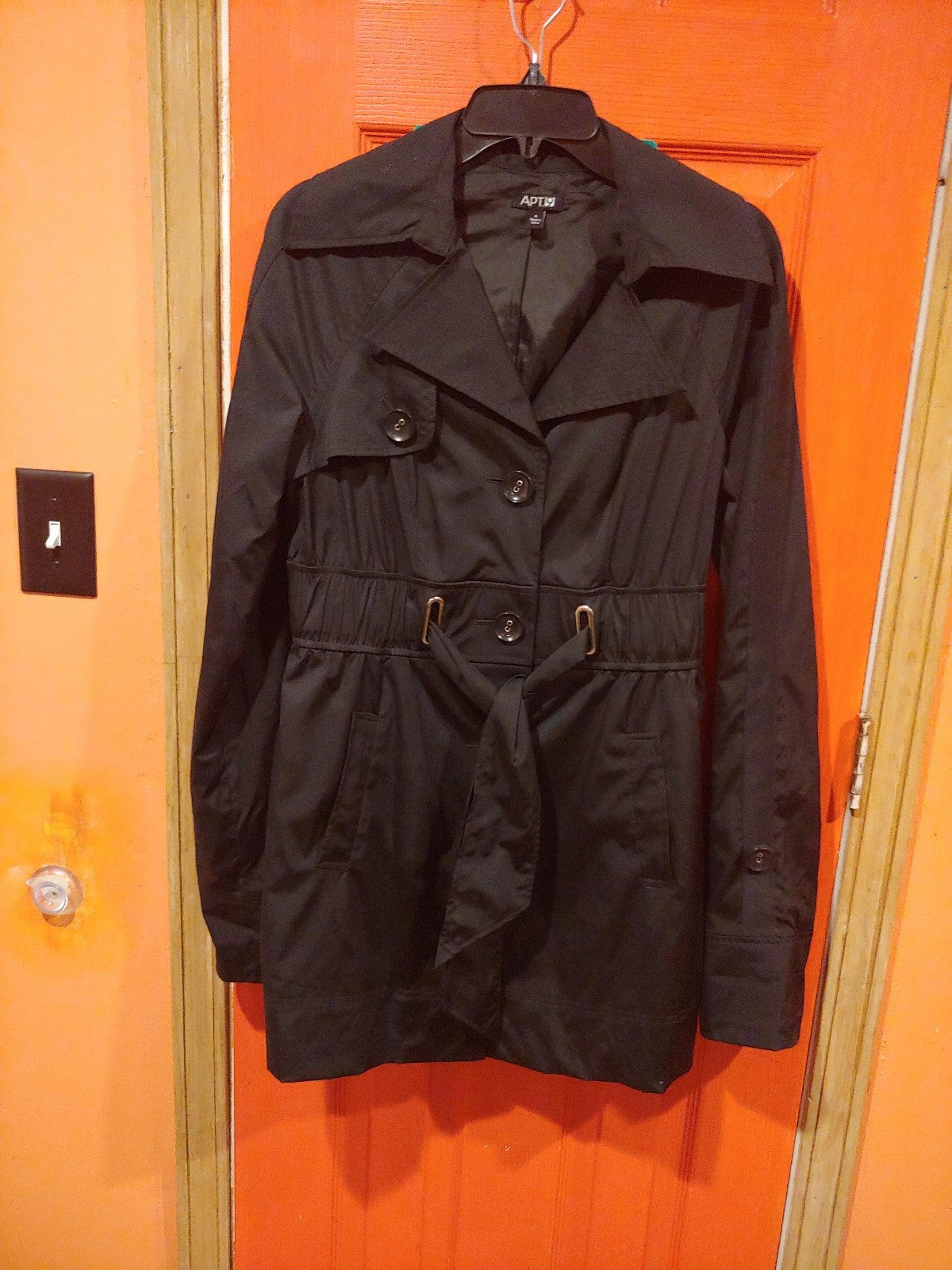 Trench short Coat by APT 9 black S