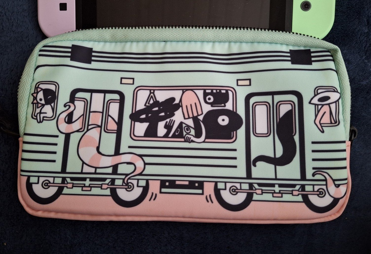 KINWAMONSTER Monster Train Subway Car Bag