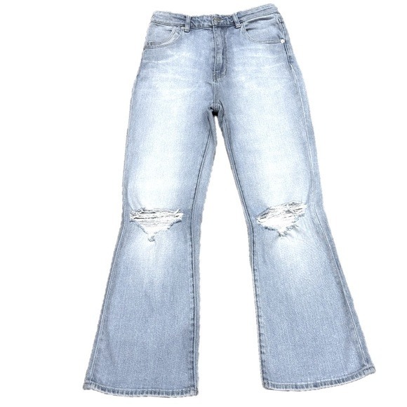 ROLLA'S Jeans, Women’s 26, Dusters Bootcut Crop High Rise Distressed Stretch