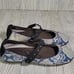 OTBT Gamine Snakeskin Leathe rMary Jane Flats Womens Size 6.5 NEW