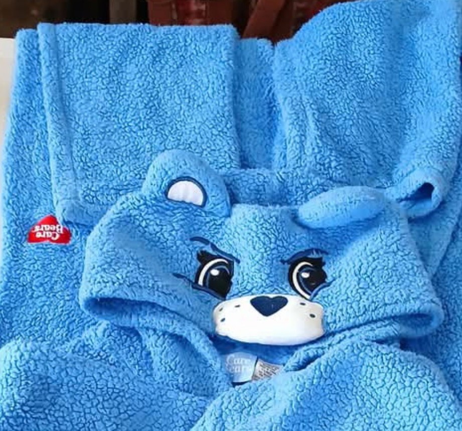 Vintage Adult XL Grumpy/Rain Cloud Carebear One Piece