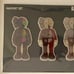 KAWS x NGV Companion Dissected Flayed Original Fake Figure Magnet Set of 3 NEW