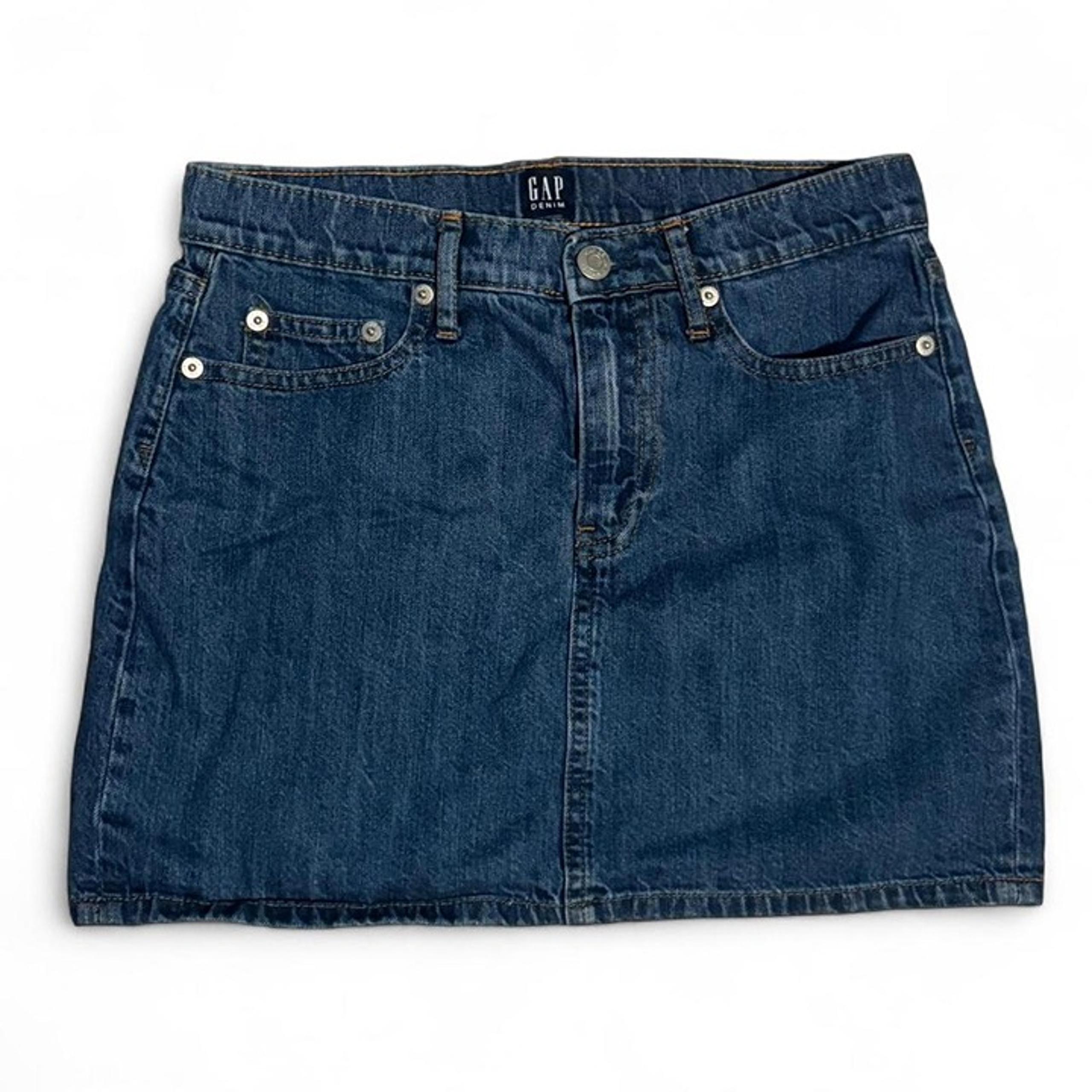 denim y2k mini skirt - Gap