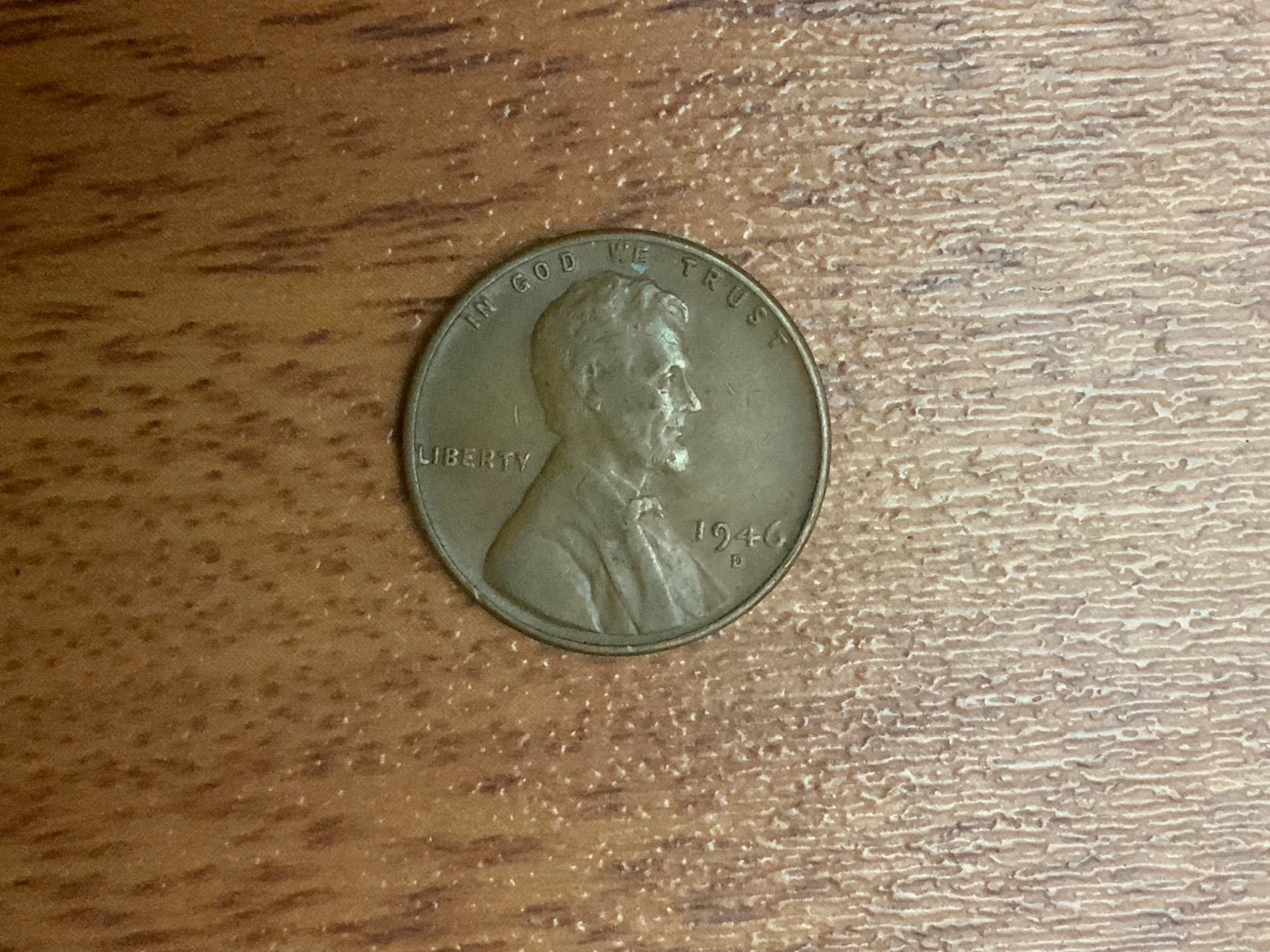 1946 D LINCOLN WHEAT PENNY