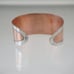 Cuff Bracelet Copper With 925 Sterling Silver Vintage Alpaca Llama And Birds