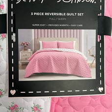 Betsey Johnson Reversible Quilt Set