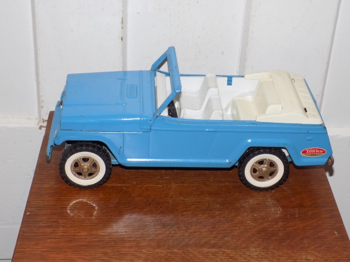 Vintage Tonka Blue Pressed Steel Vehicle
