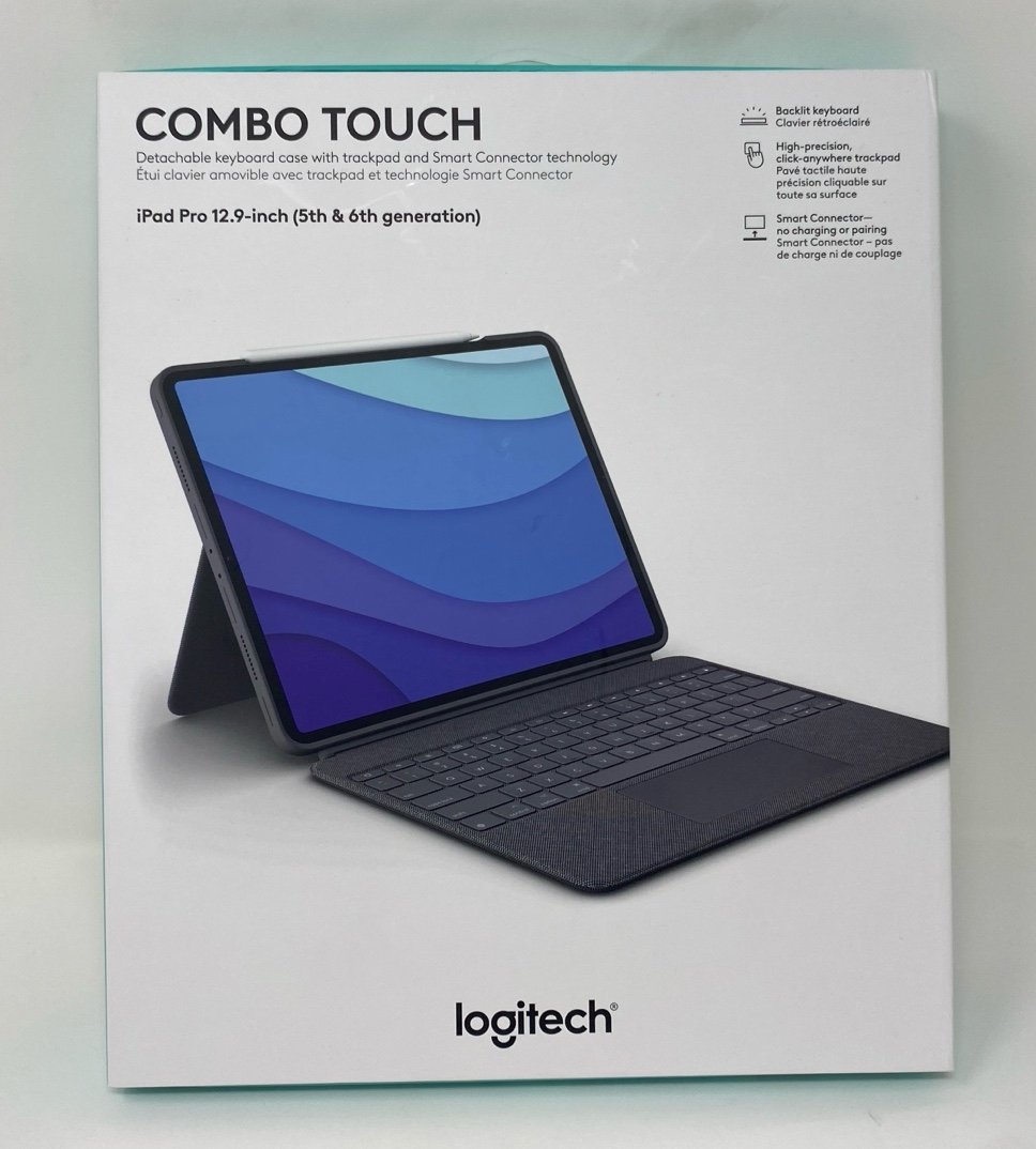 Logitech Combo Touch iPad Pro 12.9 inch (5th & 6th generation) in Oxford Gray