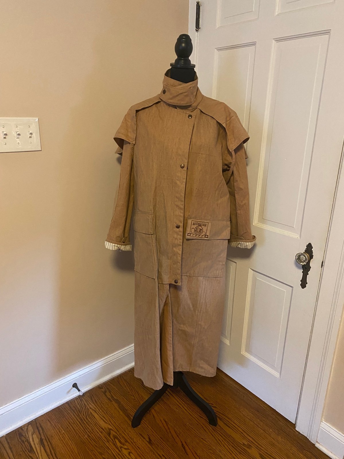 Stockmans Australian oilskin duster coat