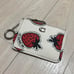 COACH Coach Mini Skinny ID Case Strawberry White