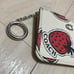 COACH Coach Mini Skinny ID Case Strawberry White