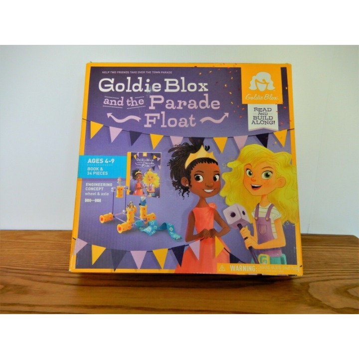 Goldie Blox & the Parade Float Book & Engineering Build Project Complete in Box