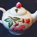 Stetson or blue ridge pottery red floral