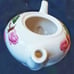Stetson or blue ridge pottery red floral