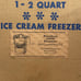 Peerless Frezo Freezer with Enameled Wood Tub