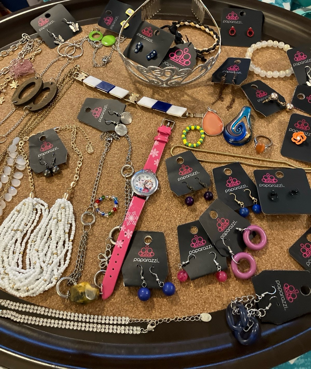 Large 75 piece lot of ladies assorted jewelry from an estate sale