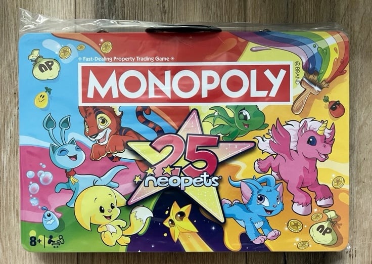 Monopoly: Neopets 25th Anniversary Celebration Edition - Code Included - In Hand